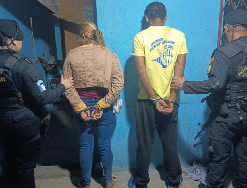 Two captured in Suchitepéquez for alleged distribution of illicit substances to young students