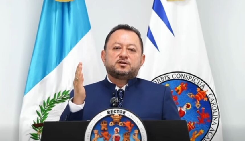 Walter Mazariegos completes his re-election and presents himself as rector for the period 2026-2030 Walter Mazariegos completes his re-election and presents himself as rector for the period 2026-2030