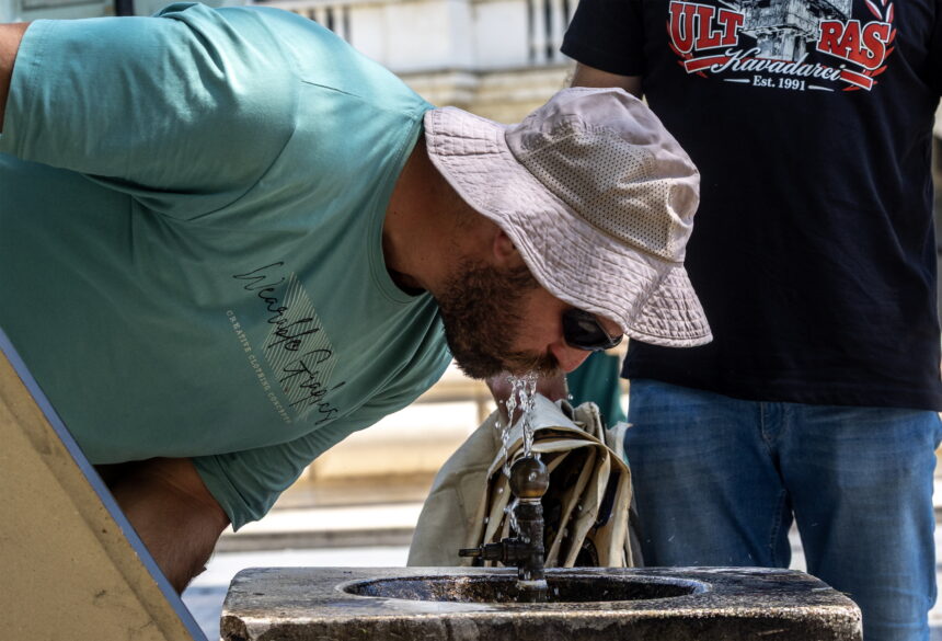 What areas will be at risk from high temperatures