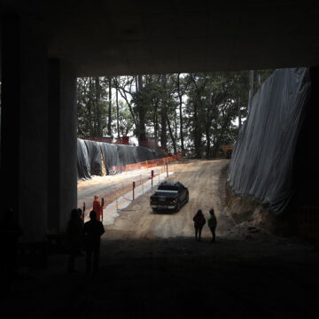 What is the false tunnel that is built under the Cejusa without losing the courts? This is how the Green Corridor advances towards Ciudad San Cristóbal
