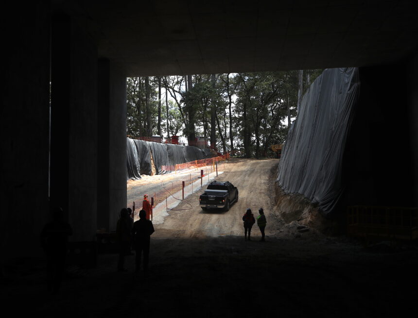 What is the false tunnel that is built under the Cejusa without losing the courts? This is how the Green Corridor advances towards Ciudad San Cristóbal