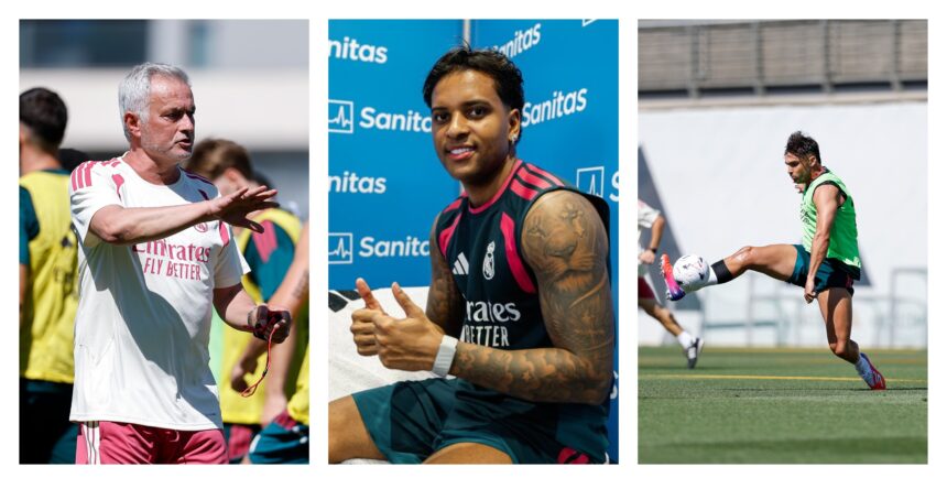 the players who participated in their first training session with Real Madrid the players who participated in their first training session with Real Madrid